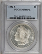 1882-S $1 MS66PL