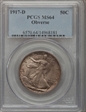1917-D 50C Obverse MS64