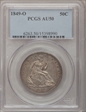 1849-O 50C AU50