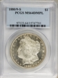 1880/9-S $1 MS64DMPL