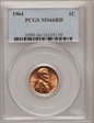 1964 1C MS66RD