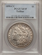 1890-CC $1 Tailbar XF45