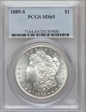 1885-S $1 MS65