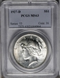 1927-D $1 MS63