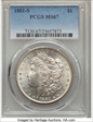 1881-S $1 MS67