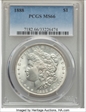 1888 $1 MS66
