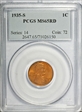 1935-S 1C MS65RD