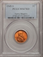 1945-S 1C MS67RD