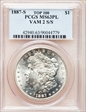1887-S $1 VAM 2 S/S MS63PL