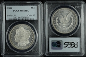 1886 $1 MS64PL