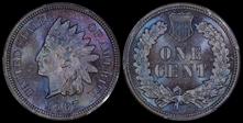 1907 1C MS64BN