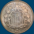 1867 5C No Rays MS65
