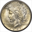 1921 $1 High Relief, Peace MS64
