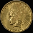 1907 $10 Indian MS66+ 