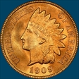 1909 1C Indian MS65RD