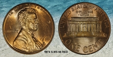 1974-S 1C MS66RD
