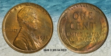 1928-D 1C MS64RD