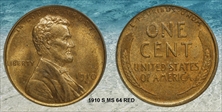 1910-S 1C MS64RD