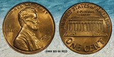 1969 1C MS66RD