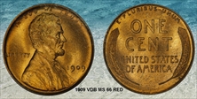 1909 VDB 1C MS66RD