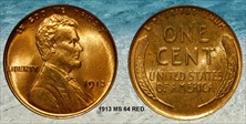1913 1C MS64RD
