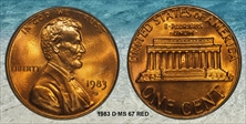 1983-D 1C MS67RD