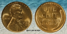 1935-S 1C MS66RD
