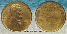 1909-S VDB 1C MS63RB