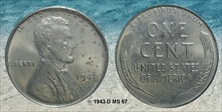 1943-D 1C MS67