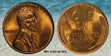 1951-D 1C MS66RD