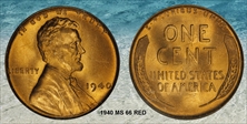 1940 1C MS66RD