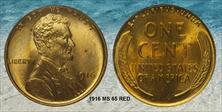 1916 1C MS65RD