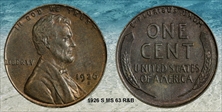 1926-S 1C MS63RB