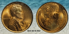1935 1C MS66RD