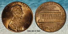 1983 1C MS67RD
