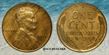 1914-S 1C MS63RB