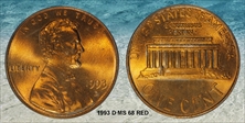1993-D 1C MS68RD
