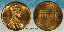 1968 1C MS66RD