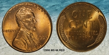 1950 1C MS66RD