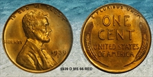 1939-D 1C MS66RD