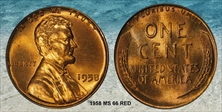 1958 1C MS66RD