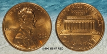 1990 1C MS67RD