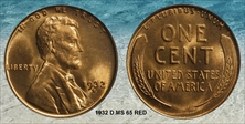 1932-D 1C MS65RD