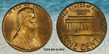 1978 1C MS66RD