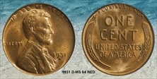 1931-D 1C MS64RD