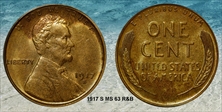 1917-S 1C MS63RB