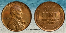 1917-D 1C MS63RB