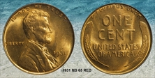 1931 1C MS65RD