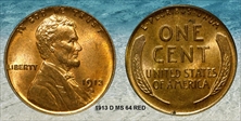 1913-D 1C MS64RD