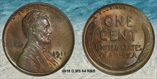 1918-D 1C MS64RB